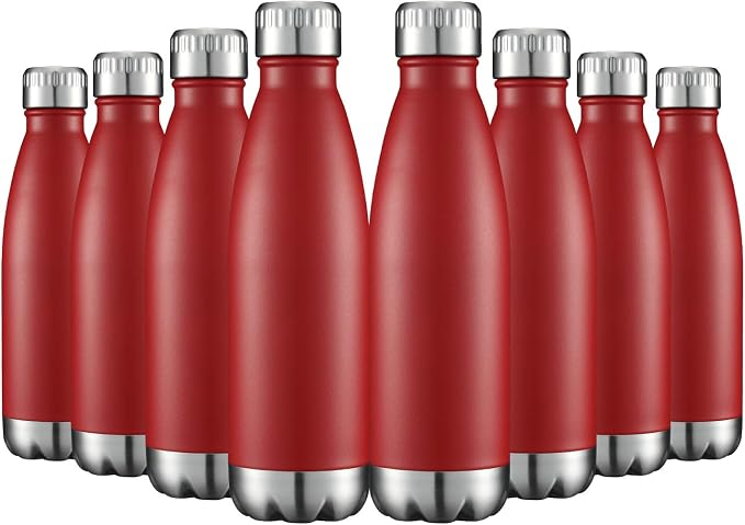 HASLE OUTFITTERS 17oz Stainless Steel Water Bottles Bulk, Vacuum Insulated by HASLEOUTFITTERS