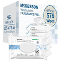 McKesson Washcloth Wipes for Adults, Unscented Disposable Wash Cloths for Body by McKesson