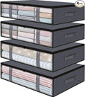 StorageRight Under Bed Storage Bins, Breathable Organizer by StorageRight