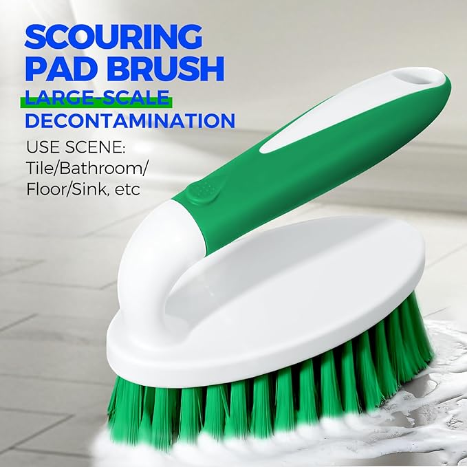 Holikme Cleaning Brush Set for Household Use, Scrub Brush, Kitchen Brush - Image 4