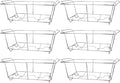 COMFICOVE 6 Pack Chafing Wire Rack Buffet Stand Chrome Frame by COMFICOVE