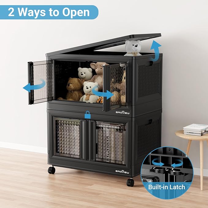 BROVIEW 100 Qt Stackable Storage Bin - Image 5
