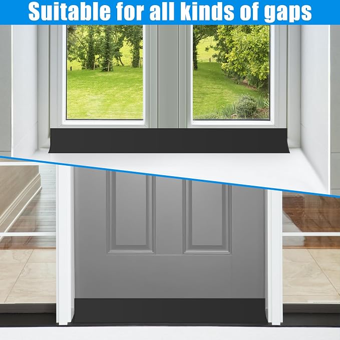 Draft Seal Tape for Doors and Windows 3 in x 20 Ft Silicone Weather Stripping - Image 6