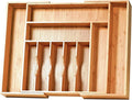 Umilife Extra Large Expandable Kitchen Siverware Utensils Drawer Organizer by Umilife