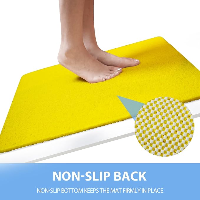 Non-Slip Bathtub Mat, 2 Pack Anti Slip Shower Mat, Fast Drying Bathtub Mats - Image 3
