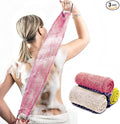 African Net Sponge with Handles 3 Pieces Long African Exfoliating Net Washcloth by DRPEDI