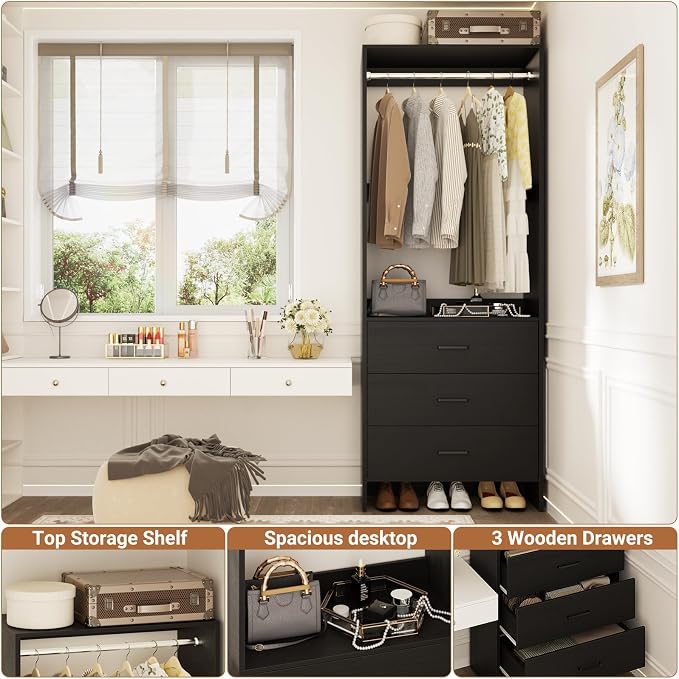 Aheaplus 2FT Closet System - Image 3