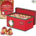 Christmas Ornaments Storage Boxes Christmas Ornament Organizer Storage Box by ROMANKAS