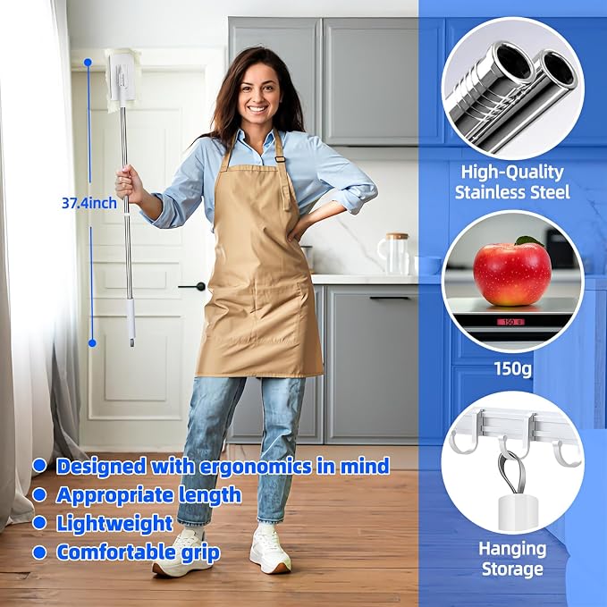 2025 New Mini Sweeper Mop No-Touch Dirty Cleaning Flat Dust Mop - Image 9