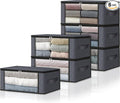 HomeHacks 6-Pack Clothes Organizer Storage Bags Foldable Storage Box by HomeHacks