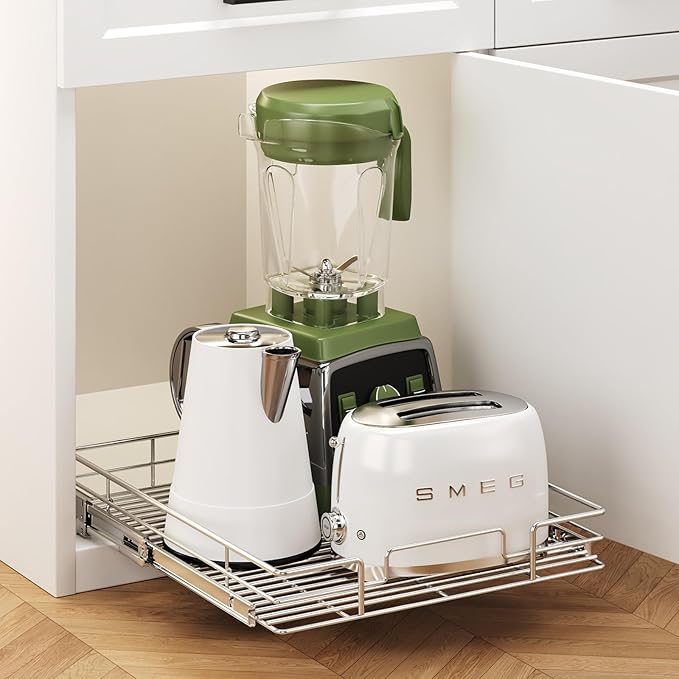 Pull Out Cabinet Organizer 22½" W x 21½" D, Heavy Duty Cabinet Pull Out Shelves - Image 5