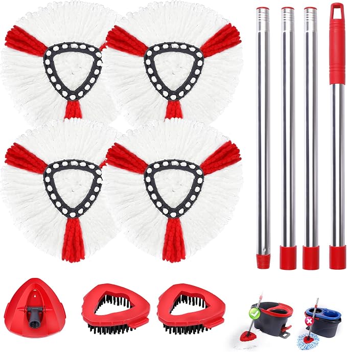 Mop Heads Replacements Complete Combo by BocaStory