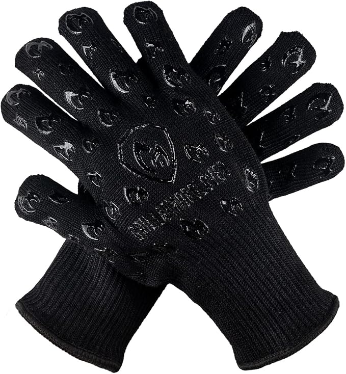 Grill Armor Oven Gloves 932°F Extreme Heat & Cut Resistant Oven Mitts by GrillArmorGloves
