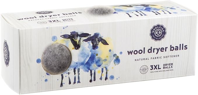 Woolzies Wool Dryer Balls Organic by WoolziesHomeEssentials