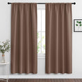 RYB HOME Curtains for Bedroom 72 inches Long, W 34 x L 72, 2 Panels by RYBHOME