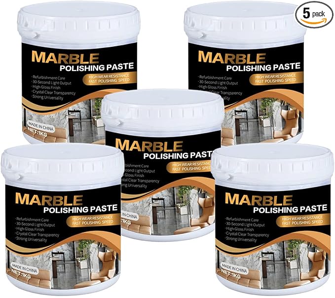 Marble Polishing Paste Kit, Marble Polishing Compound, Countertop Cleaner by Unknown