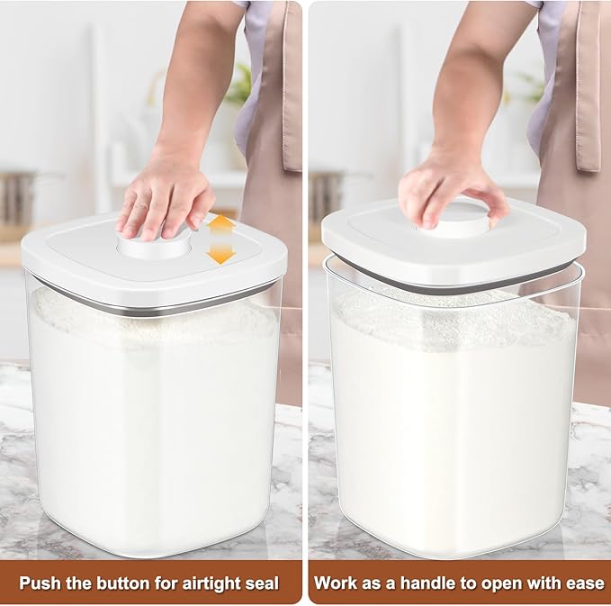 Airtight Rice Container 25 Lbs, Dry Food Holder - Image 4