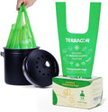 1.6 Gallon Compostable Food Scrap Bags Handle Tie by TerracorPackaging