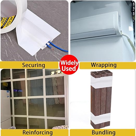 2Pack Duct Tape Heavy Duty Single Sided, Strong Adhesive High Strength - Image 7