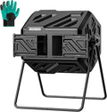THEGROW'ING Updated 43 Gallon Compost Bin Outdoor, Fast Assemble Tumbling by THEGROWING
