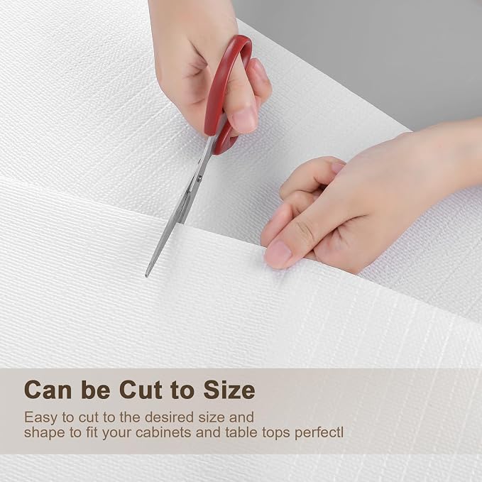 OcePor Non-Adhesive Drawer and Shelf Liner 17.5IN x 20FT，Non Slip Cabinet and - Image 6