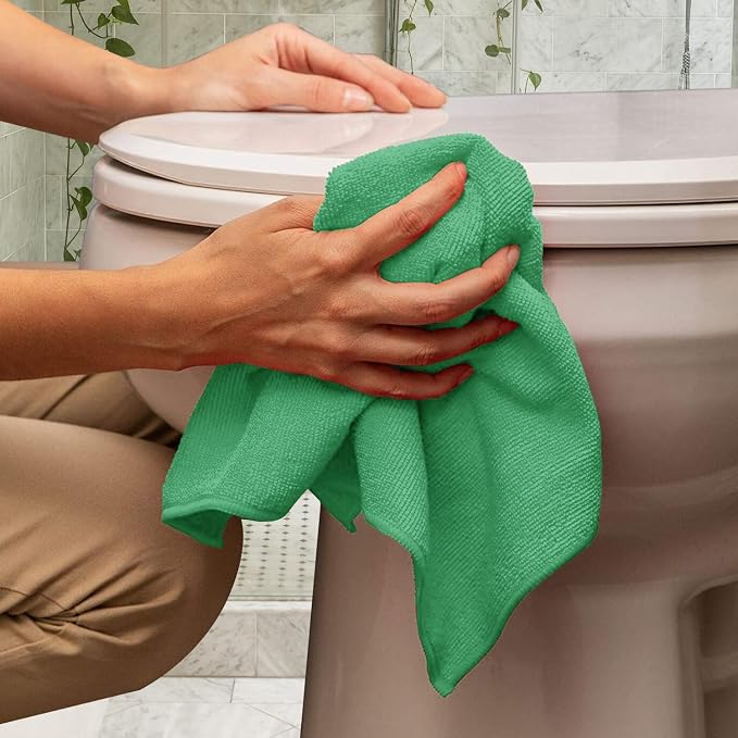Avalon Towels Microfiber Cleaning Cloths Size 16" x 16", Highly Absorbent - Image 6