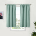 BGment Sage Green Blackout Curtains 40 Inches Long by BGment