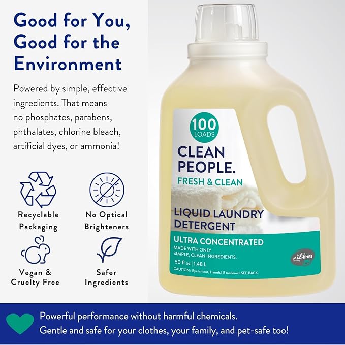 The Clean People Liquid Laundry Detergent - Image 3