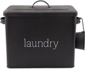 AuldHome Design Enamelware Laundry Powder Container, Enamelware Detergent Bin by AuldHomeDesign