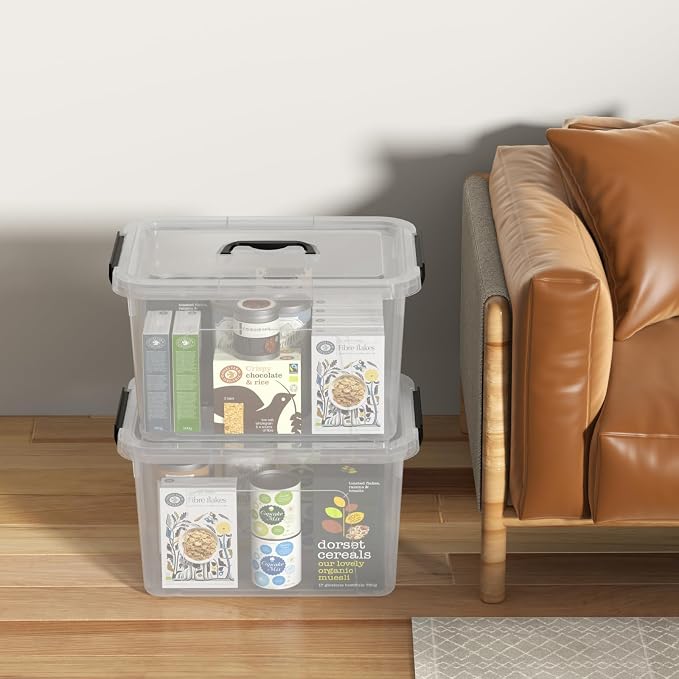 18 L Clear Latch Storage Bins - Image 4