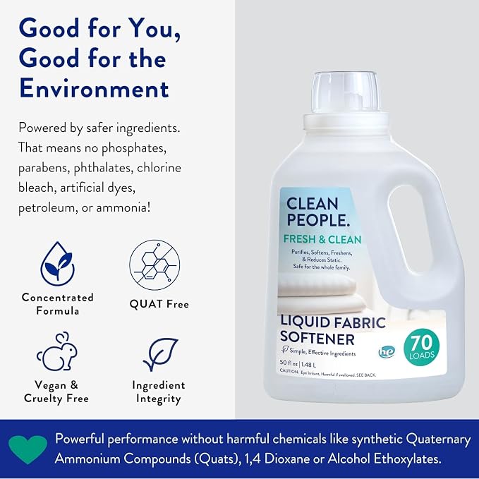 The Clean People Liquid Fabric Softener - Image 3