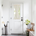 NICETOWN Side Light Door Curtains 40 inch Length Privacy Linen Texture Semi by NICETOWN
