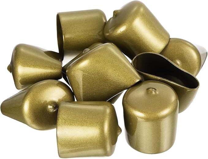 uxcell 20pcs Rubber End Caps 33mm ID Vinyl Round Tube Bolt Cap Cover Thread - Image 4