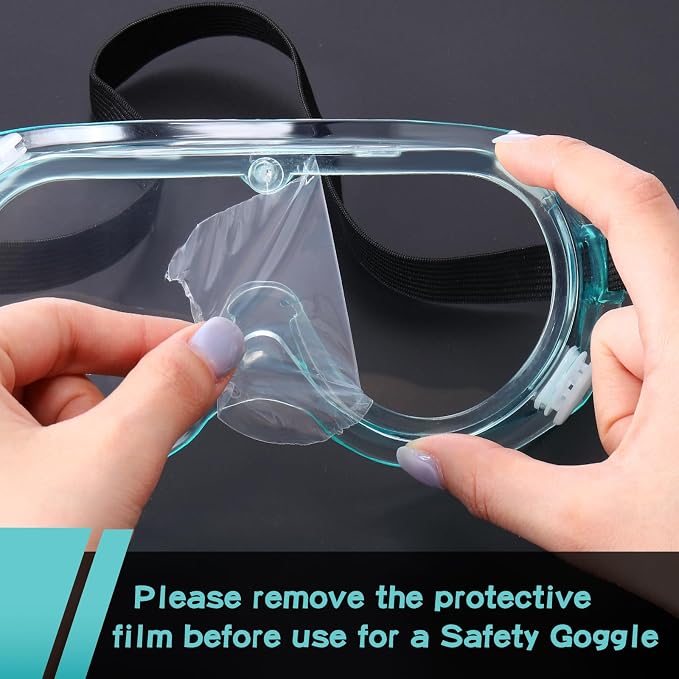 Yunsailing Protective Safety Goggles Lab Over Glasses Clear Anti Fog Eye - Image 4