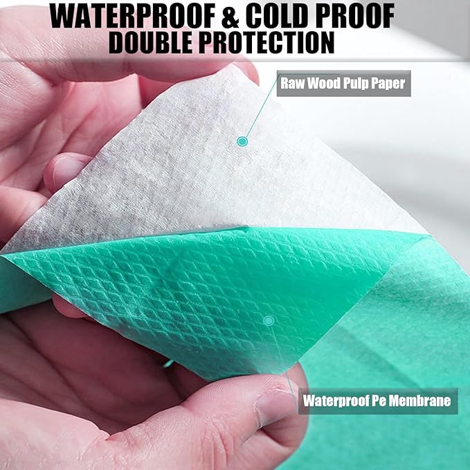 50 Pack Toilet Seat Covers Disposable 16x24 Inch XL Portable Toilet Liners - Image 3