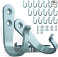 20PCS Heavy Duty Metal Wall Hooks, Coat Hooks by BREYDROK