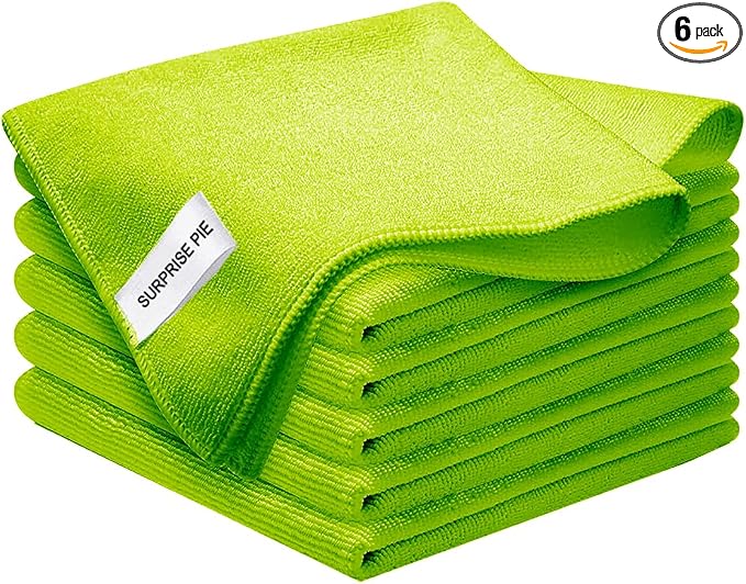 Microfiber Cleaning Cloth for Kitchen Housekeeping Dish Electronics Dust Rags by SURPRISEPIE