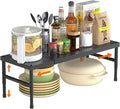 Expandable adjustable stackable kitchen organizer, Spice Racks, Counter Shelf by WELCOMETOHININGER