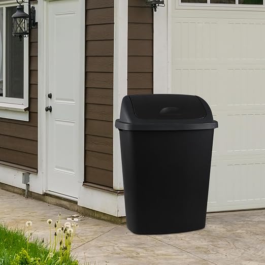 Teyyvn 18 Gallon Tall Plastic Kitchen Trash Can - Image 6
