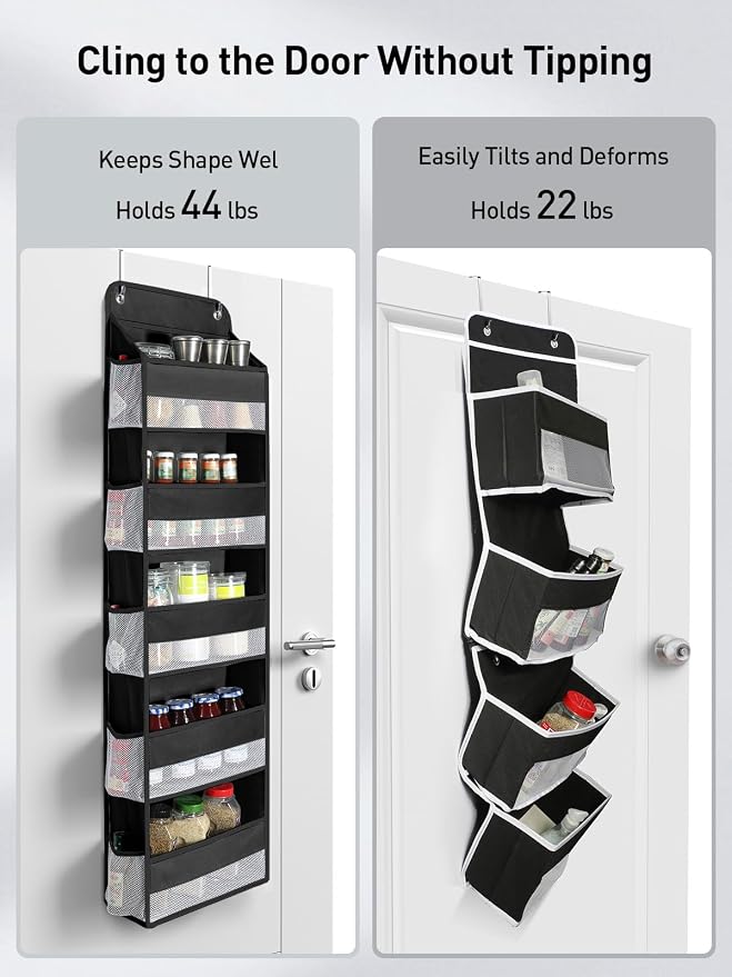 Yecaye 2 Pc Over the Door Organizer - Image 2