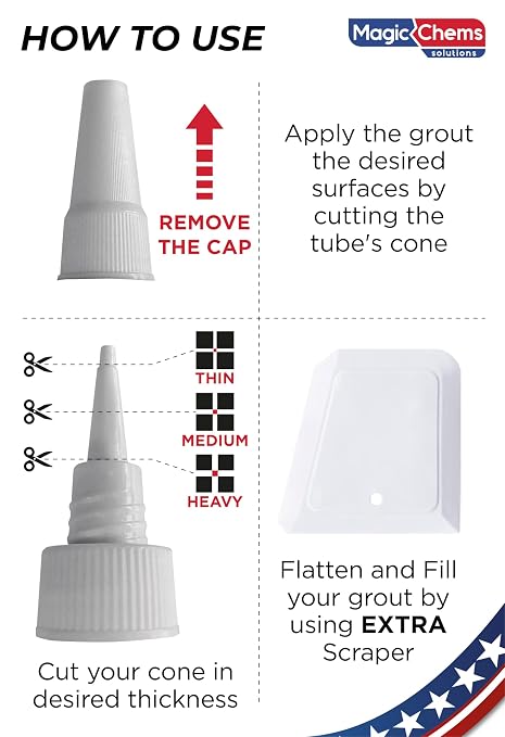 Tile Grout Repair Kit, Grout Sealer Restore and Renewer - Image 6