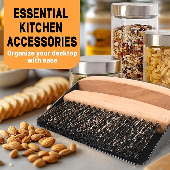 Mini Broom and Dustpan Set, Small Broom and Dustpan Set - Image 3