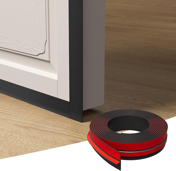 T-Shaped Door Draft Stopper, 1.37 in x 20 Ft Silicone Seal Strip - Image 4