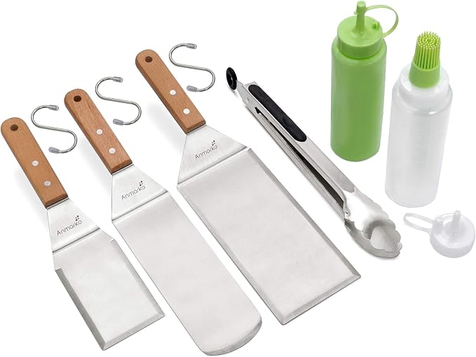 Metal Spatula Set of 6 by Anmarko