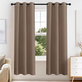 PONY DANCE Blackout Curtains for Bedroom 63 Inch Length 2 Panels Set, Thermal by PONYDANCE
