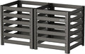 Vego Garden 32" Tall Modular Compost Bin 60" x 30" x 32" by VegoGarden