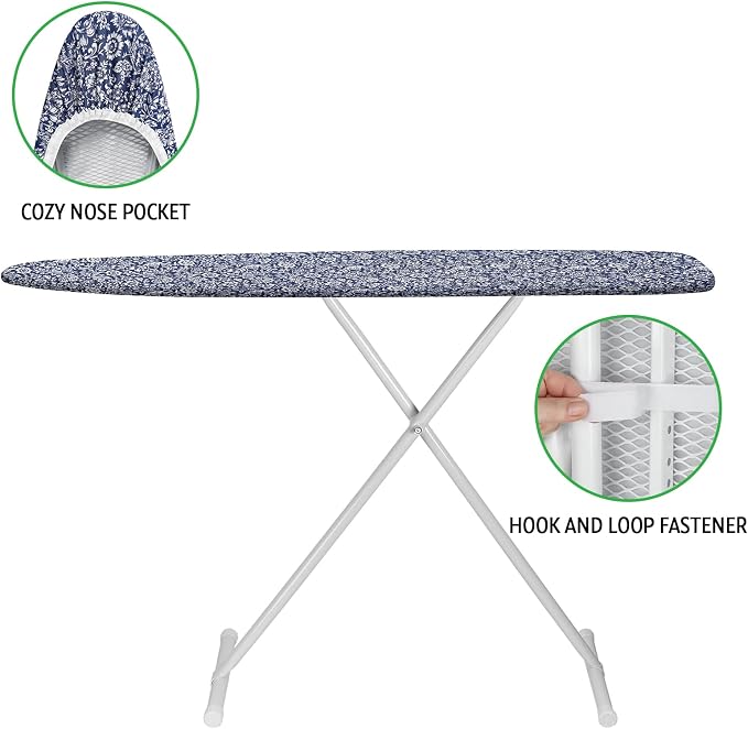 Ironing Board Cover and Pad 15x54 Inch Standard Ironing Board Cover - Image 5