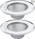 Mesh Sink Strainer Set of 2, MSY BIGSUNNY Stainless Steel Kitchen Sink Strainer by MSYBIGSUNNY
