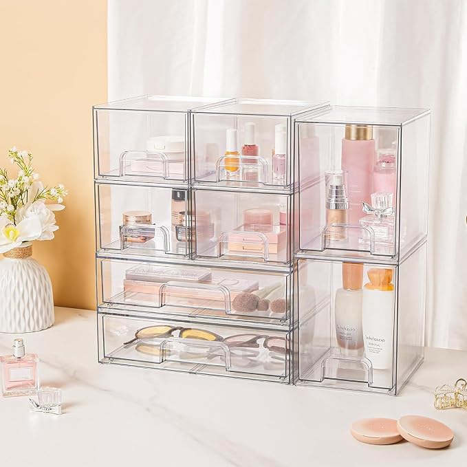 Vtopmart Stackable Storage Drawers Set of 5, Pantry Organization - Image 2
