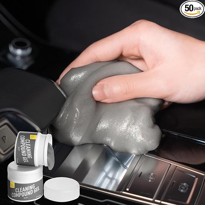 CLICK CLEAN 2Pcs Cleaning Gel for Car, 7oz Car Detailing Tools, Cleaning Putty by CLICKCLEAN